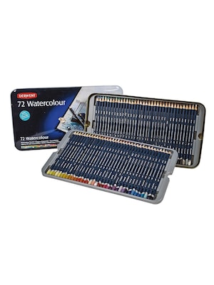 Derwent Watercolor Pencil Sets In Tins Set Of 72 (32889)