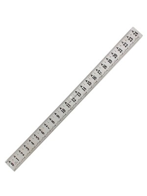 Gaebel 605 Stainless Steel Ruler (Length: 12, Cork Back: Without Cork Back)