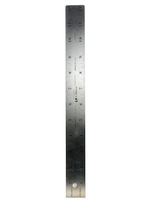 Gaebel Two-Sided Steel Rulers 12 In. 601 (601 12)