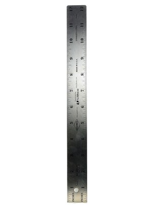 Gaebel Two-Sided Steel Rulers 12 In. 601 (601 12")