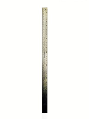 Gaebel Two-Sided Steel Rulers 24 In. 624 (624 24")