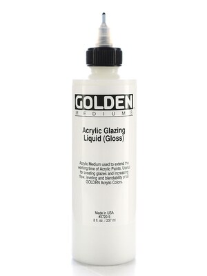 Golden Acrylic Glazing Liquid Gloss 8 Oz. [Pack Of 2] (2PK-3720-5)