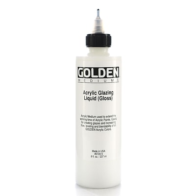 Golden Acrylic Glazing Liquid Gloss 8 Oz. [Pack Of 2] (2PK-3720-5)