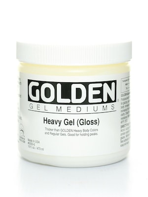 Golden Gel Mediums Heavy Gloss 16 Oz. (3050-6)