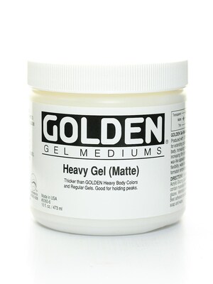 Golden Gel Mediums Heavy Matte 16 Oz. (3060-6)