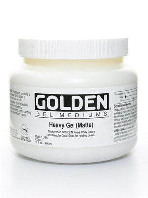 Golden Gel Mediums Heavy Matte 32 Oz. (3060-7)