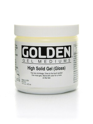 Golden Gel Mediums High Solid Gloss 16 Oz. (3120-6)