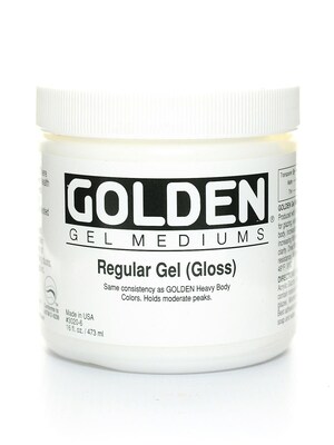 Golden Gel Mediums Regular Gloss 16 Oz. (3020-6)