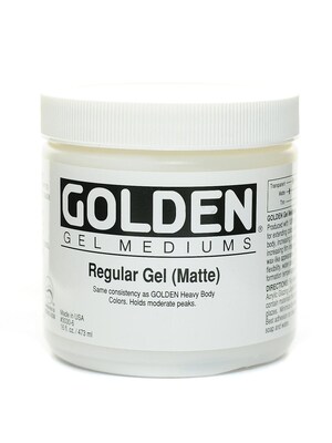Golden Gel Mediums Regular Matte 16 Oz. (3030-6)