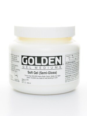 Golden Gel Mediums Soft Semi-Gloss 32 Oz. (3017-7)