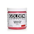 Golden Heavy Body Acrylics Cadmium Red Medium Hue 16 Oz. (1552-6)