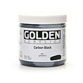 Golden Heavy Body Acrylics Carbon Black 16 Oz. (1040-6)