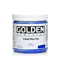 Golden Heavy Body Acrylics Cobalt Blue Hue 16 Oz. (1556-6)