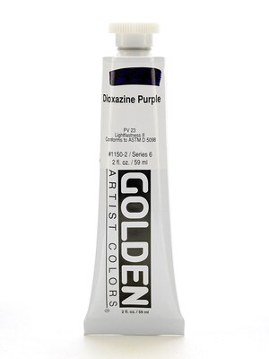 Golden Heavy Body Acrylics Dioxazine Purple 2 Oz. [Pack Of 2] (2PK-1150-2)