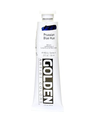 Golden Heavy Body Acrylic Paints Historical Prussian Blue Hue 2 Oz. [Pack Of 2] (2PK-1460-2)