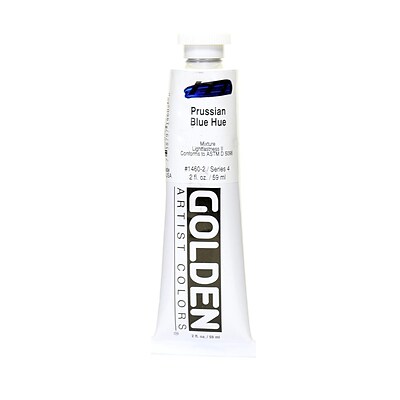 Golden Heavy Body Acrylic Paints Historical Prussian Blue Hue 2 Oz. [Pack Of 2] (2PK-1460-2)