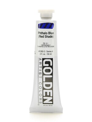 Golden Heavy Body Acrylics Phthalo Blue/Red Shade 2 Oz. [Pack Of 2] (2PK-1260-2)