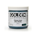 Golden Heavy Body Acrylics Phthalo Green/Blue Shade 16 Oz. (1270-6)