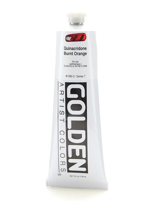 Golden Heavy Body Acrylics Quinacridone Burnt Orange 5 Oz. (1280-3)