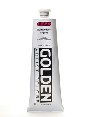 Golden Heavy Body Acrylics Quinacridone Magenta 5 Oz. (1305-3)