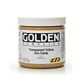 Golden Heavy Body Acrylics Transparent Yellow Iron Oxide 16 Oz. (1386-6)