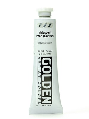 Golden Iridescent And Interference Acrylics Iridescent Pearl Coarse 2 Oz. [Pack Of 2] (2PK-4120-2)