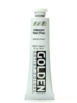 Golden Iridescent And Interference Acrylics Iridescent Pearl Fine 2 Oz. [Pack Of 2] (2PK-4020-2)