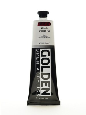Golden Open Acrylic Colors Alizarin Crimson Hue 5 Oz. Tube (7450-3)