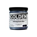 Golden Open Acrylic Colors Anthraquinone Blue 8 Oz. Jar (7005-5)