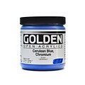 Golden Open Acrylic Colors Cerulean Blue Chromium 8 Oz. Jar (7050-5)
