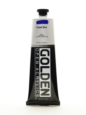 Golden Open Acrylic Colors Cobalt Blue 5 Oz. Tube (7140-3)