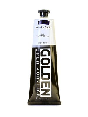 Golden Open Acrylic Colors Dioxazine Purple 5 Oz. Tube (7150-3)
