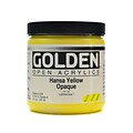 Golden Open Acrylic Colors Hansa Yellow Opaque 8 Oz. Jar (7191-5)