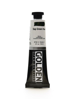 Golden Open Acrylic Colors Sap Green Hue 2 Oz. Tube [Pack Of 2] (2PK-7461-2)