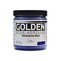 Golden Open Acrylic Colors Ultramarine Blue 8 Oz. Jar (7400-5)