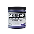 Golden Open Acrylic Colors Ultramarine Violet 8 Oz. Jar (7401-5)