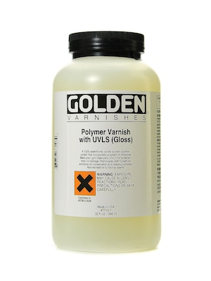 Golden Polymer Varnish With Uvls Gloss 32 Oz. (7710-7)
