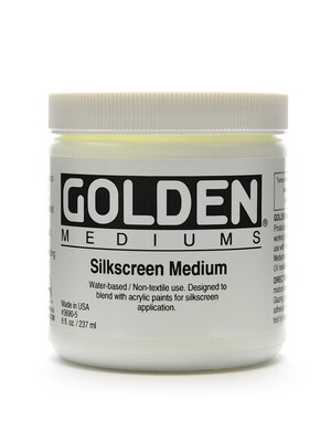 Golden Silkscreen Medium 8 Oz. [Pack Of 2] (2PK-3690-5)