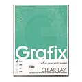 Grafix Clear-Lay Acetate Alternative 0.003 In. 8 1/2 In. X 11 In. Pack Of 100 (K03CV0811)
