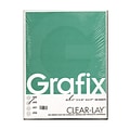 Grafix Clear-Lay Acetate Alternative 0.005 In. 8 1/2 In. X 11 In. Pack Of 100 (K05CV0811)