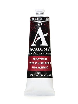 Grumbacher Academy Oil Colors Burnt Sienna 5.07 Oz. (T023-11)