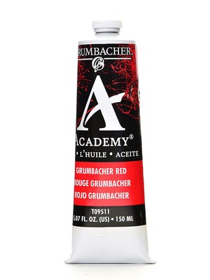 Grumbacher Academy Oil Colors Grumbacher Red 5.07 Oz. (T095-11)