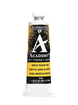 Grumbacher Academy Oil Colors Naples Yellow Hue 1.25 Oz. [Pack Of 3] (3PK-T146)