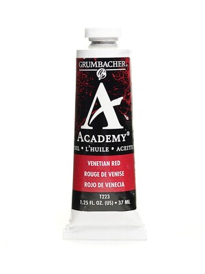 Grumbacher Academy Oil Colors Venetian Red 1.25 Oz. [Pack Of 3] (3PK-T223)