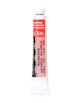 Grumbacher Academy Watercolors Alizarin Orange [Pack Of 4] (4PK-A005)