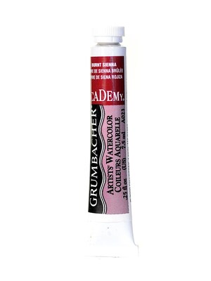 Grumbacher Academy Watercolors Burnt Sienna [Pack Of 4] (4PK-A023)