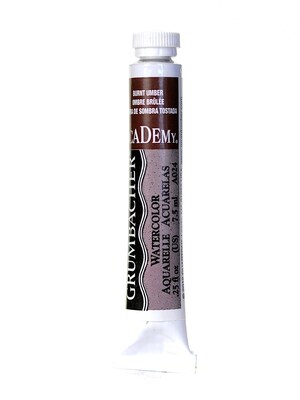 Grumbacher Academy Watercolors Burnt Umber [Pack Of 4] (4PK-A024)