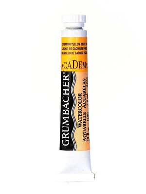 Grumbacher Academy Watercolors Cadmium Yellow Deep Hue [Pack Of 4] (4PK-A031)