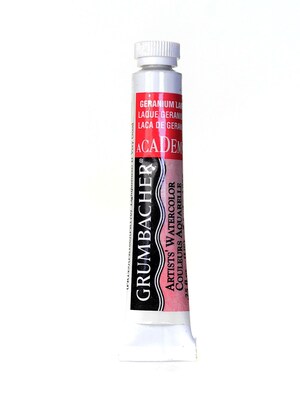 Grumbacher Academy Watercolors Geranium Lake [Pack Of 4] (4PK-A078)