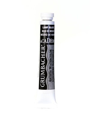 Grumbacher Academy Watercolors Lamp Black [Pack Of 4] (4PK-A116)